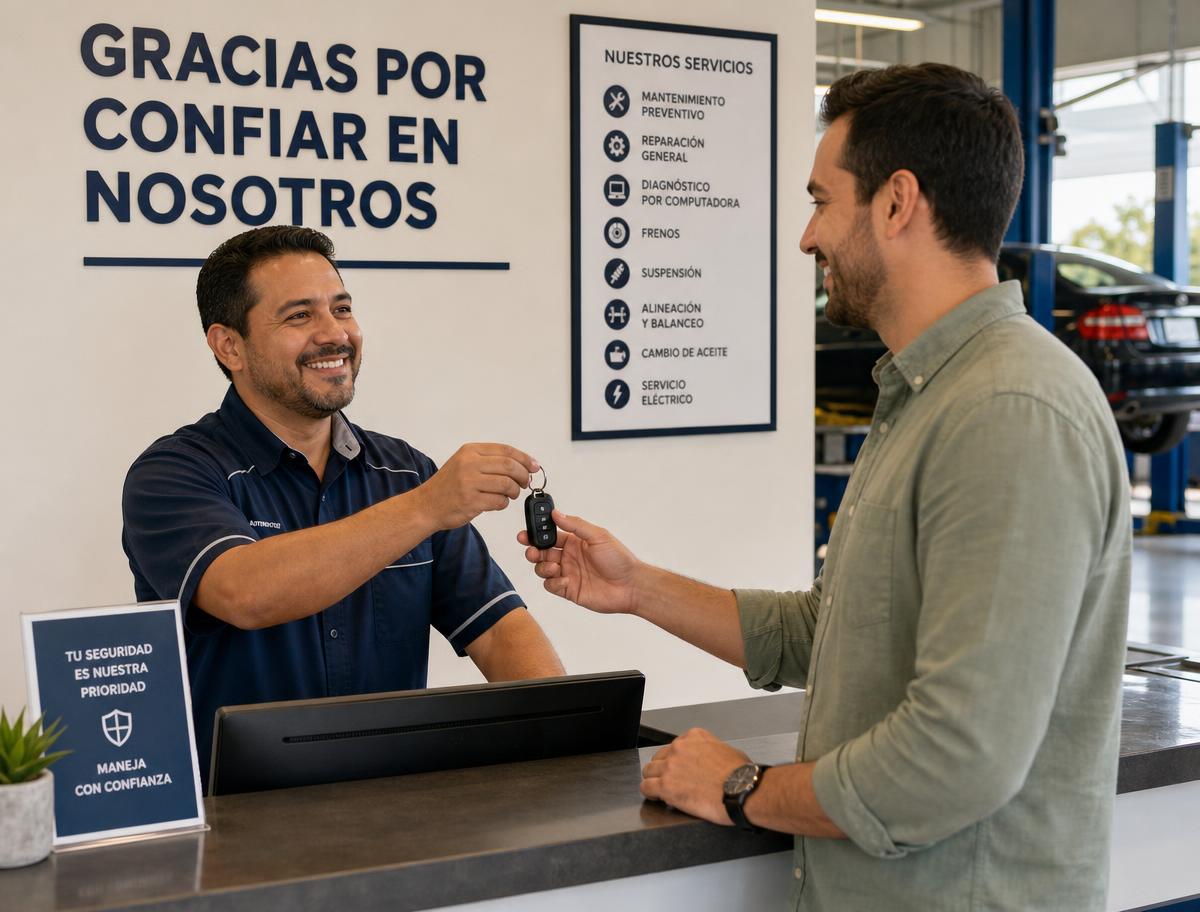 Entrega de llaves a un cliente